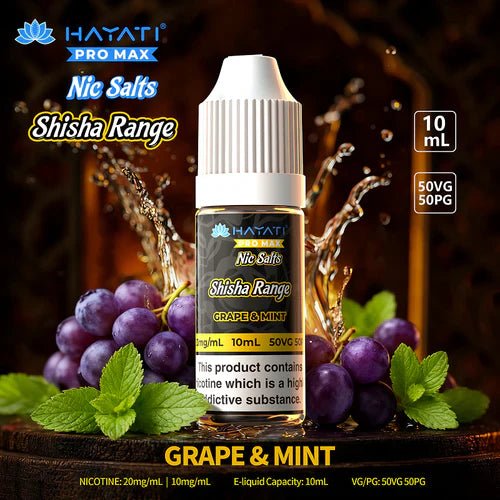 Hayati Shisha Range Nic Salts (Box of 10) Simbavapes