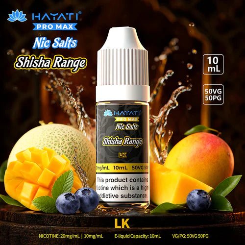 Hayati Shisha Range Nic Salts (Box of 10) Simbavapes