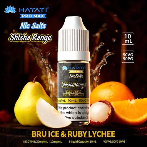 Hayati Shisha Range Nic Salts (Box of 10) Simbavapes