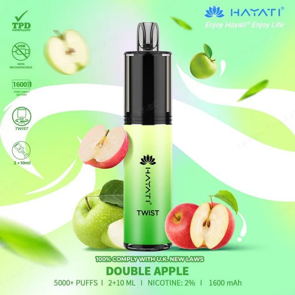 Hayati Twist 5000 Disposable Vape Pack of 5 #Simbavapes#