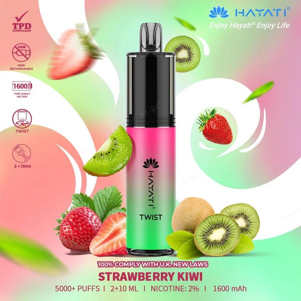 Hayati Twist 5000 Puffs Disposable Vape Pod Kit #Simbavapes#