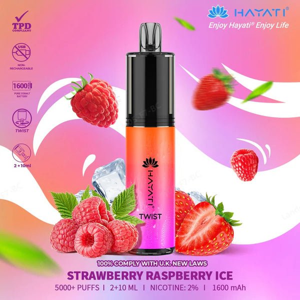 Hayati Twist 5000 Puffs Disposable Vape Pod Kit #Simbavapes#