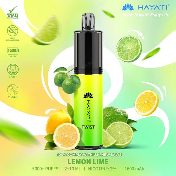 Hayati Twist 5000 Puffs Disposable Vape Pod Kit #Simbavapes#