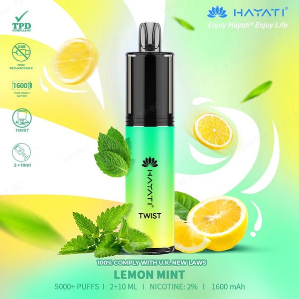 Hayati Twist 5000 Puffs Disposable Vape Pod Kit #Simbavapes#