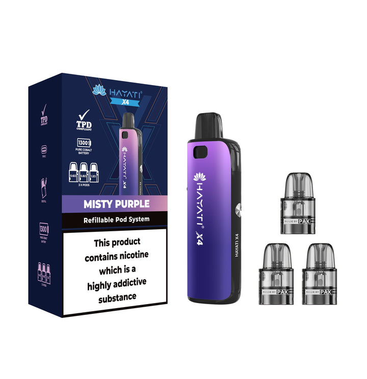 Hayati X4 Refillable Pod System Kit #Simbavapes#