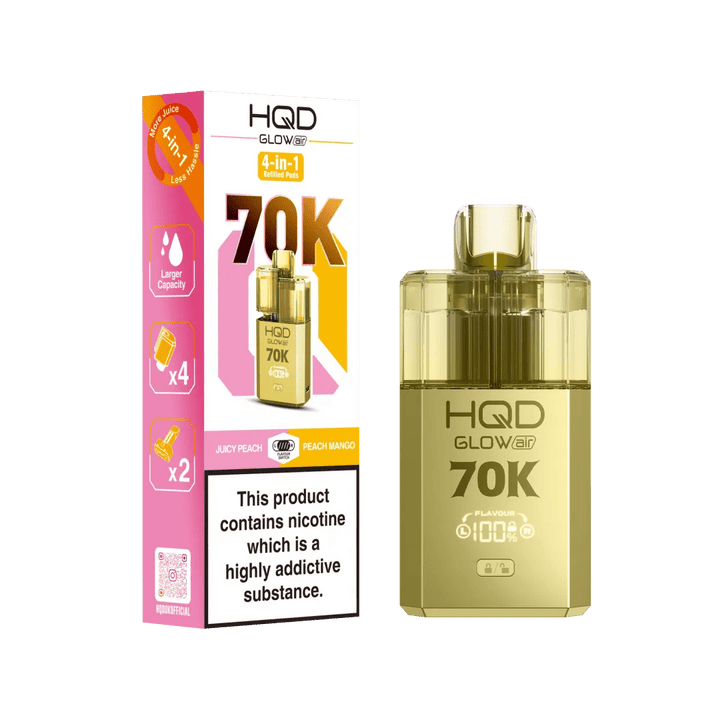 HQD Glow Air 70K Prefilled Vape Simbavapes