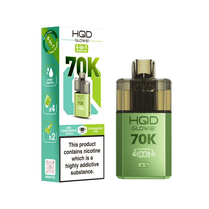 HQD Glow Air 70K Prefilled Vape Simbavapes