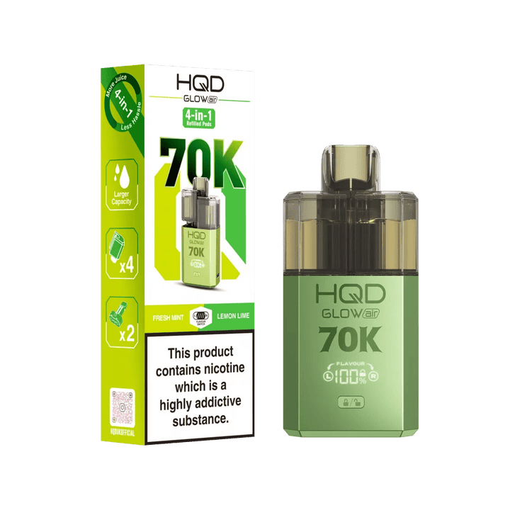 HQD Glow Air 70K Prefilled Vape Simbavapes