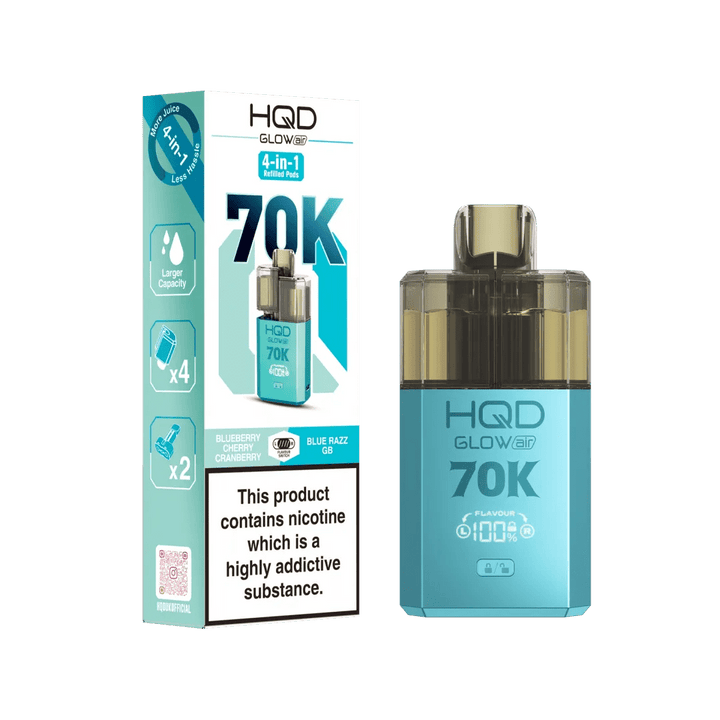 HQD Glow Air 70K Prefilled Vape Simbavapes