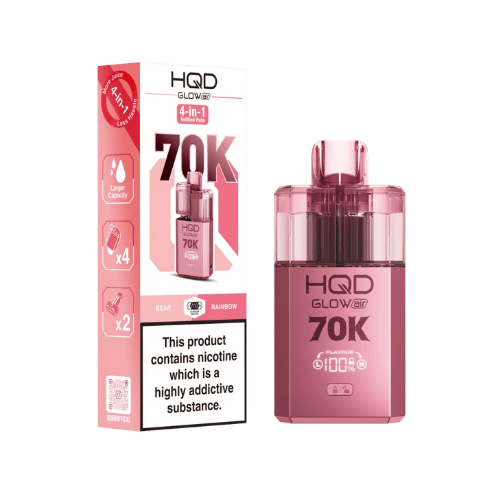 HQD Glow Air 70K Prefilled Vape Simbavapes