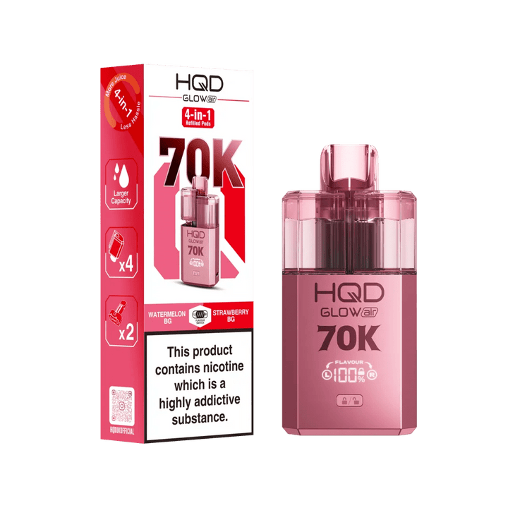 HQD Glow Air 70K Prefilled Vape Simbavapes