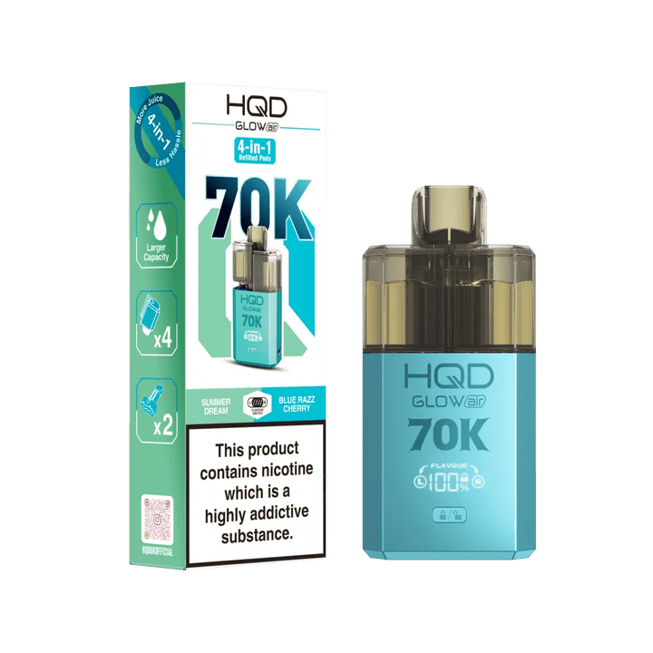 HQD Glow Air 70K Prefilled Vape Simbavapes