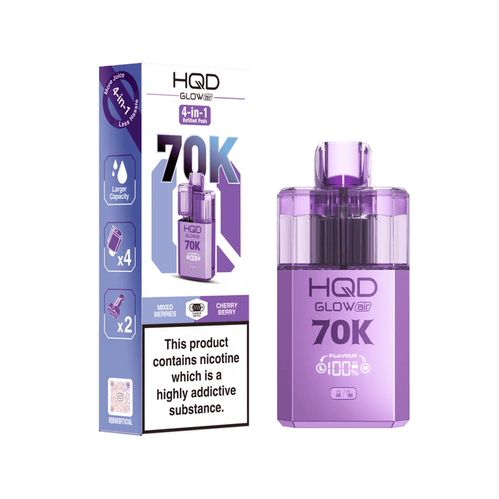 HQD Glow Air 70K Prefilled Vape Simbavapes