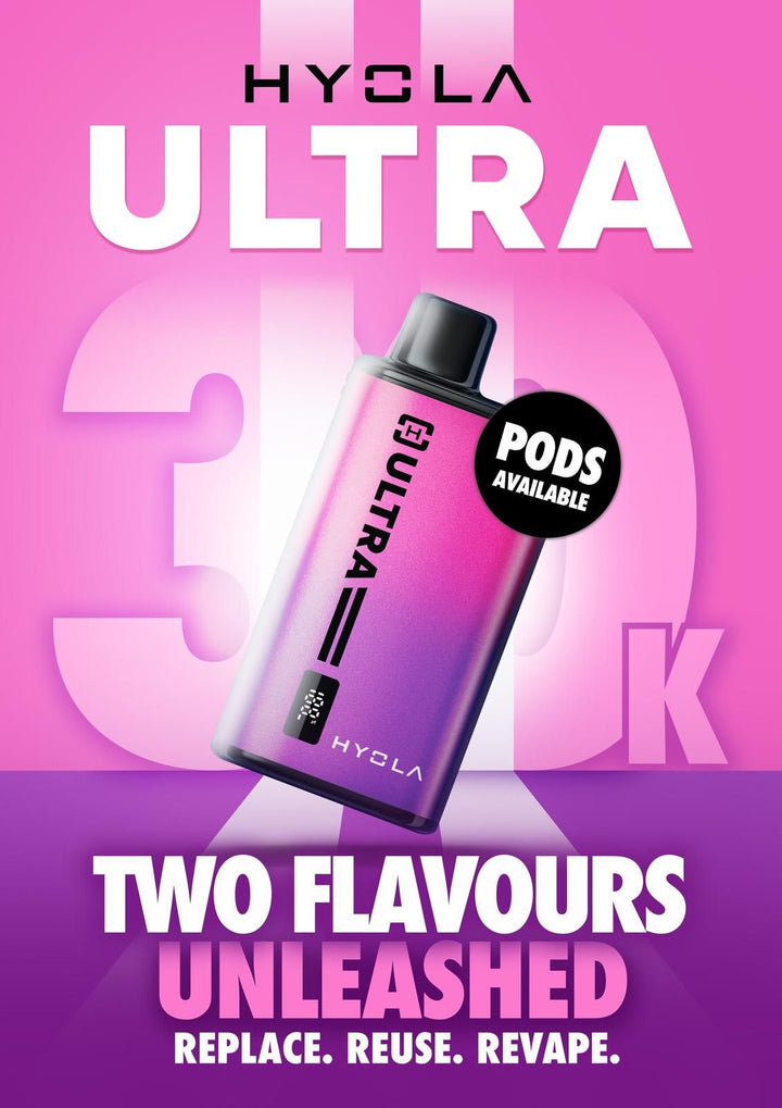 Hyola Ultra 30k Prefilled Pod Vape Kit Box of 5 #Simbavapes#