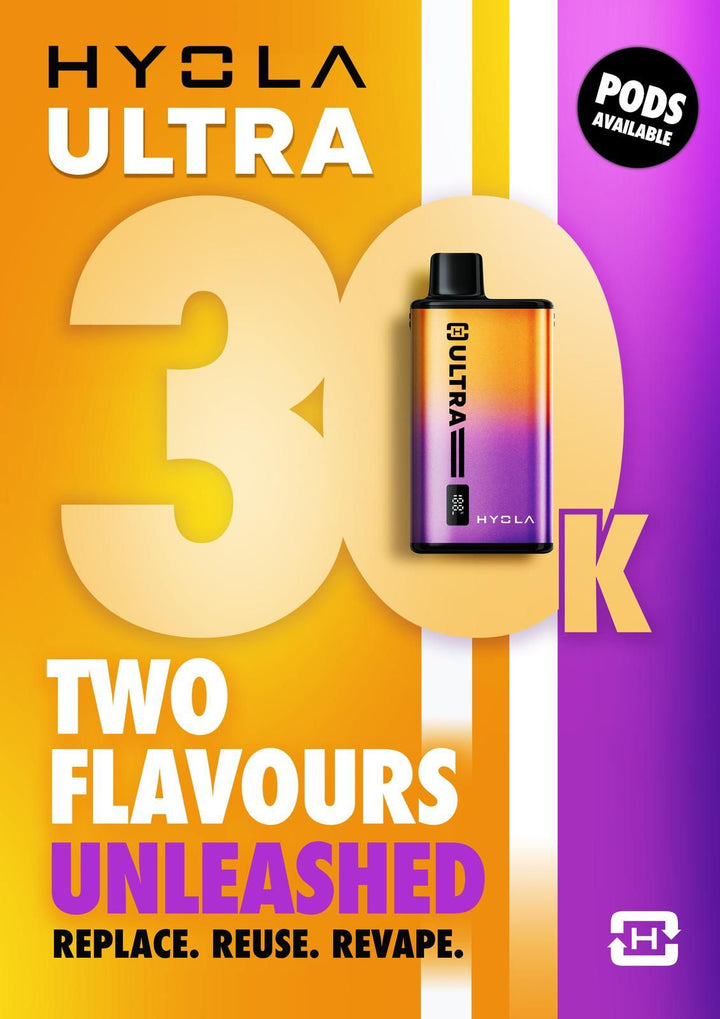 Hyola Ultra 30k Prefilled Pod Vape Kit Box of 5 #Simbavapes#