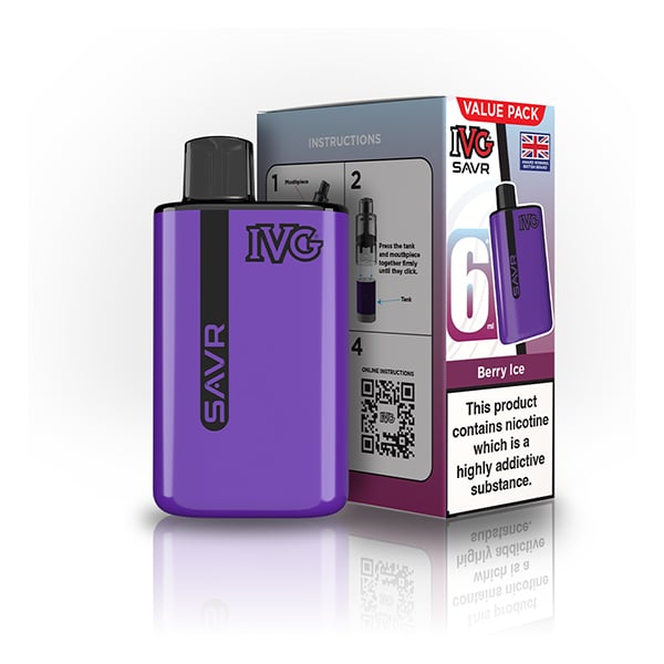 IVG SAVR 3000 Prefilled Pod Vape Kit Simbavapes