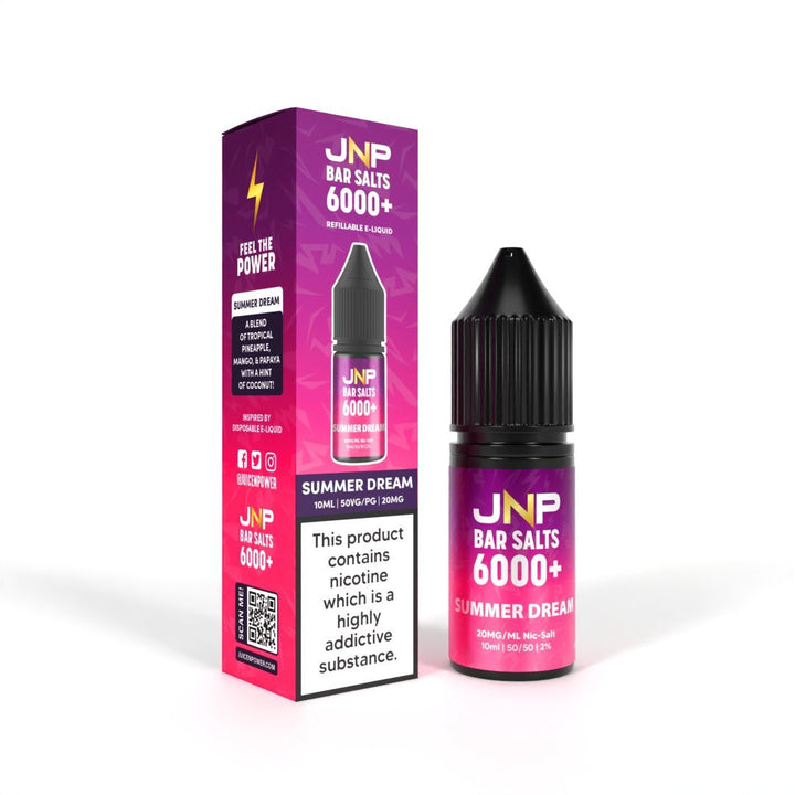 JNP Bar Salt 6000 Nic Salt 10ml E - Liquid Pack of 10 #Simbavapes#