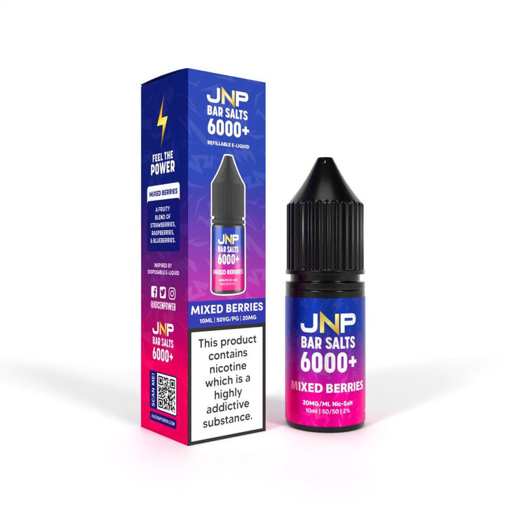 JNP Bar Salt 6000 Nic Salt 10ml E - Liquid Pack of 10 #Simbavapes#