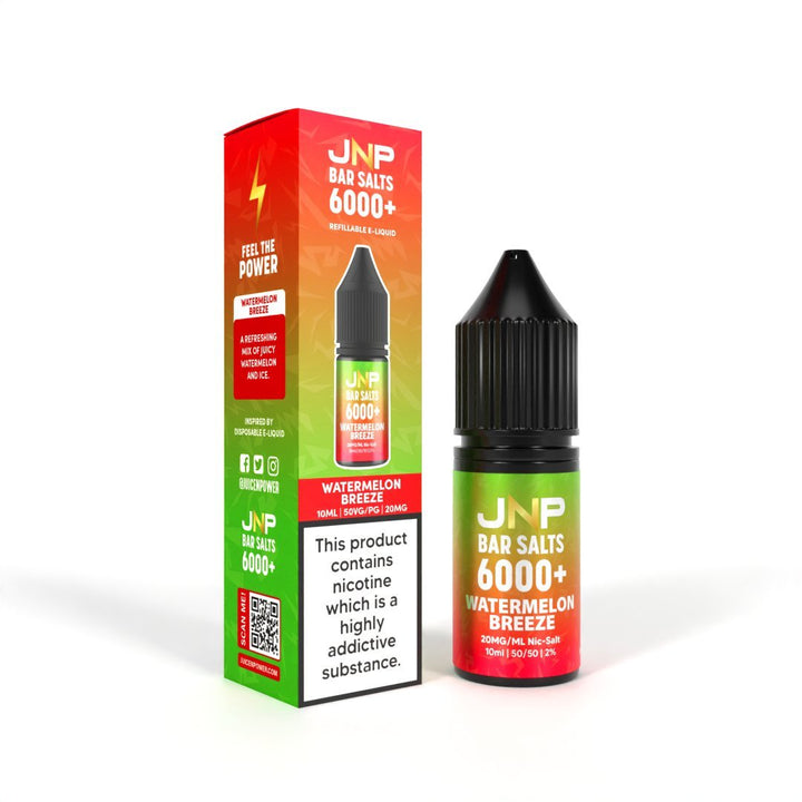 JNP Bar Salt 6000 Nic Salt 10ml E - Liquid Pack of 10 #Simbavapes#