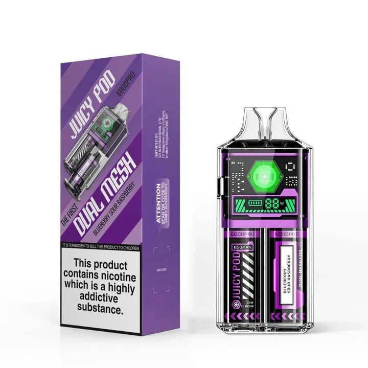 Juicy Pod Good Pro 6000 Disposable Vape Pack of 5 #Simbavapes#