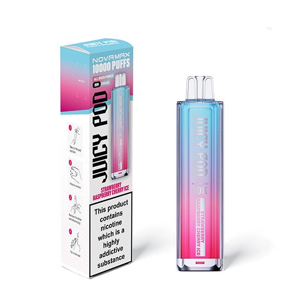 Juicy Pod Novamax 10k Disposable Vape Pack of 10 #Simbavapes#