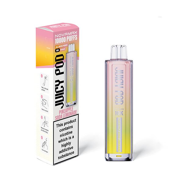 Juicy Pod Novamax 10k Disposable Vape Pack of 10 #Simbavapes#