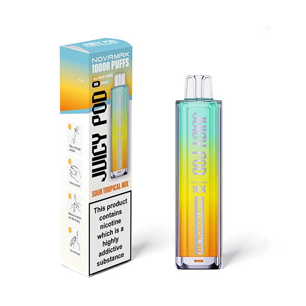 Juicy Pod Novamax 10k Disposable Vape Pack of 10 #Simbavapes#