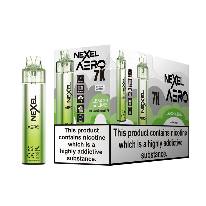 Nexel Aero 7k Prefilled Pod Vape Kit Pack of 5 Simbavapes