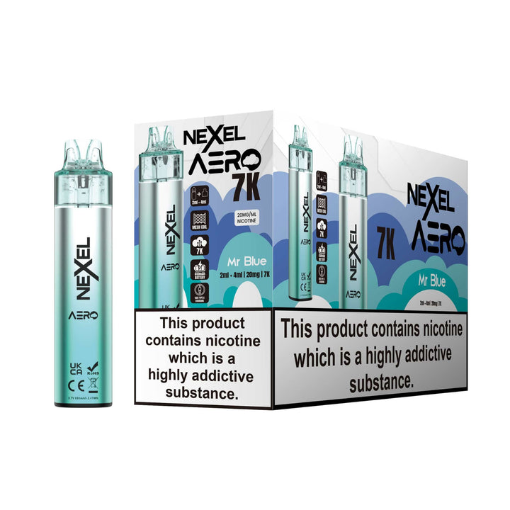 Nexel Aero 7k Prefilled Pod Vape Kit Pack of 5 Simbavapes
