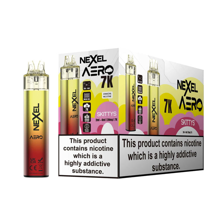 Nexel Aero 7k Prefilled Pod Vape Kit Pack of 5 Simbavapes