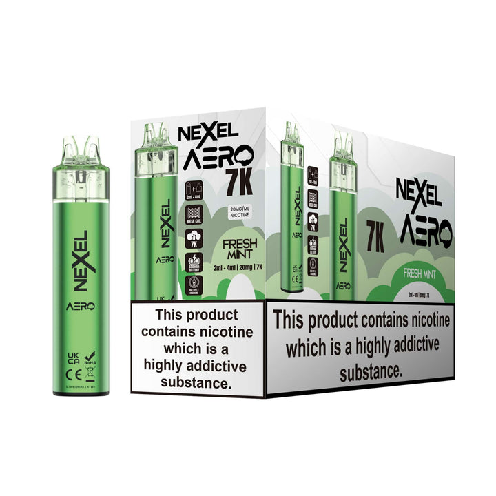 Nexel Aero 7k Prefilled Pod Vape Kit Pack of 5 Simbavapes