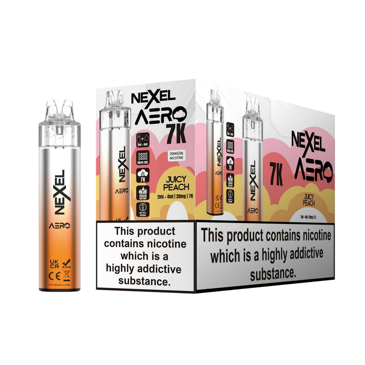 Nexel Aero 7k Prefilled Pod Vape Kit Pack of 5 Simbavapes
