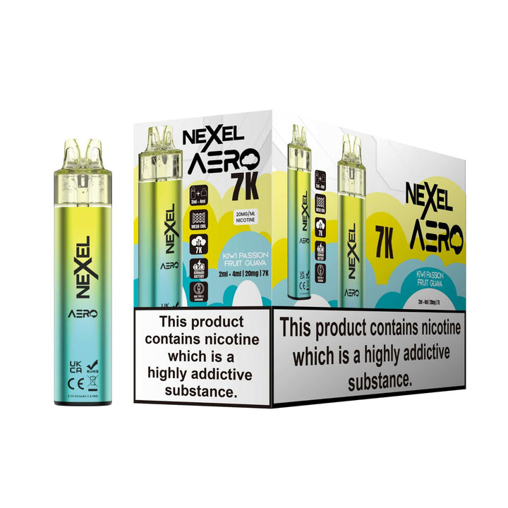 Nexel Aero 7k Prefilled Pod Vape Kit Pack of 5 Simbavapes