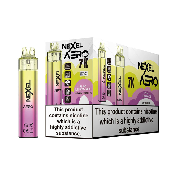Nexel Aero 7k Prefilled Pod Vape Kit Pack of 5 Simbavapes