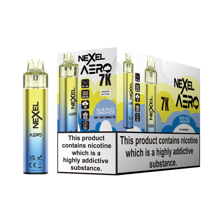 Nexel Aero 7k Prefilled Pod Vape Kit Pack of 5 Simbavapes