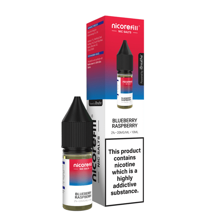 Nicorefill Nic Salt 10ml E - Liquid Box of 10 Simbavapes