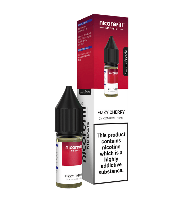 Nicorefill Nic Salt 10ml E - Liquid Box of 10 Simbavapes