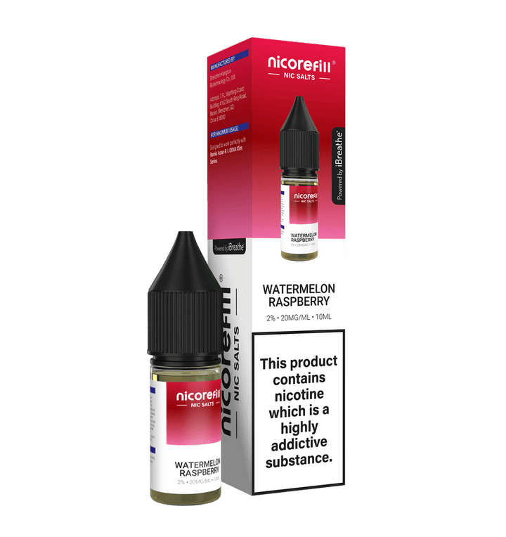 Nicorefill Nic Salt 10ml E - Liquid Box of 10 Simbavapes