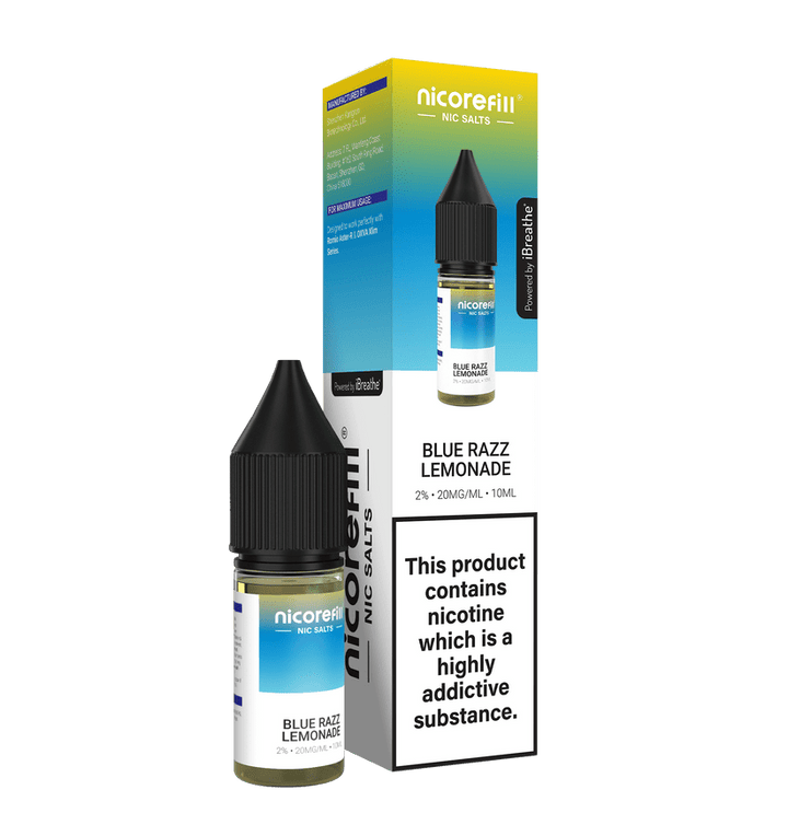 Nicorefill Nic Salt 10ml E - Liquid Box of 10 Simbavapes