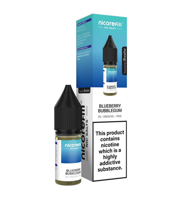 Nicorefill Nic Salt 10ml E - Liquid Box of 10 Simbavapes