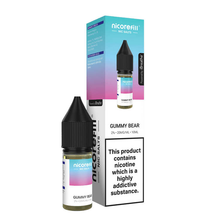 Nicorefill Nic Salt 10ml E - Liquid Box of 10 Simbavapes