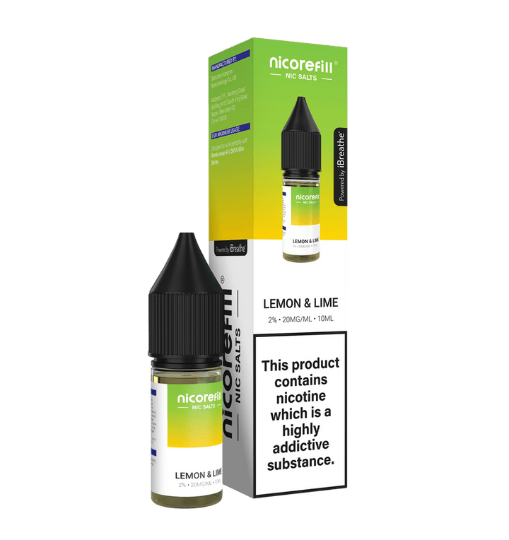 Nicorefill Nic Salt 10ml E - Liquid Box of 10 Simbavapes