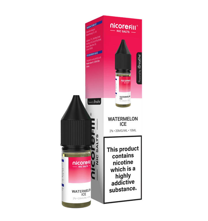 Nicorefill Nic Salt 10ml E - Liquid Box of 10 Simbavapes