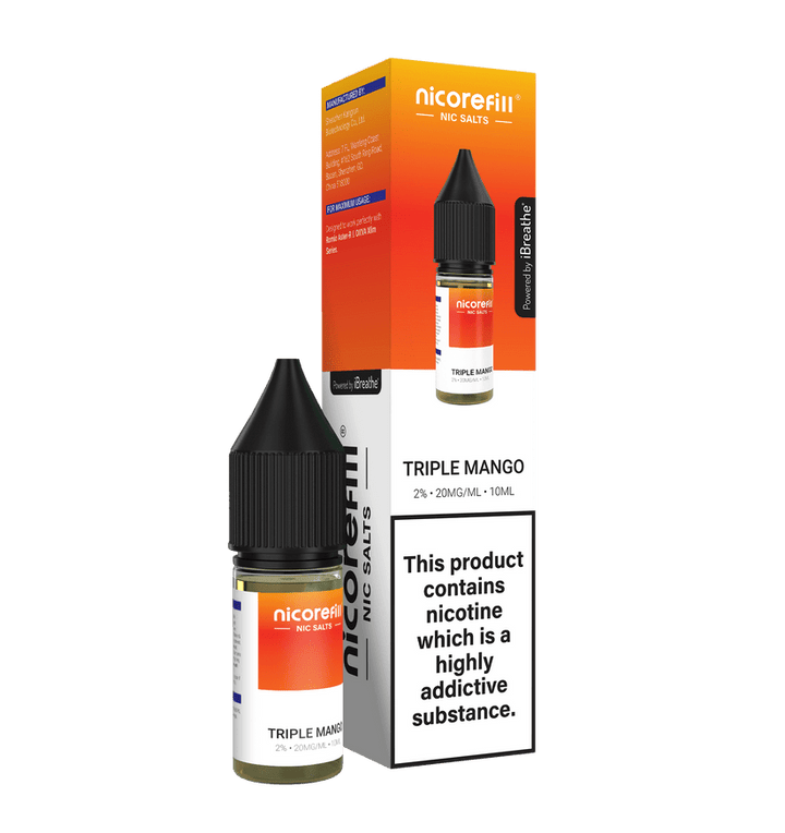Nicorefill Nic Salt 10ml E - Liquid Box of 10 Simbavapes