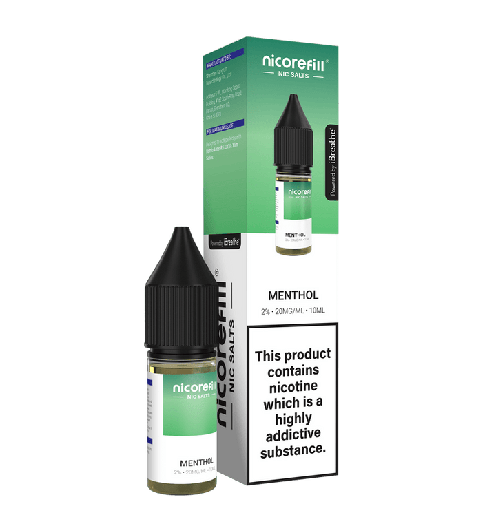 Nicorefill Nic Salt 10ml E - Liquid Box of 10 Simbavapes
