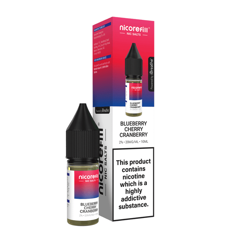 Nicorefill Nic Salt 10ml E - Liquid Box of 10 Simbavapes
