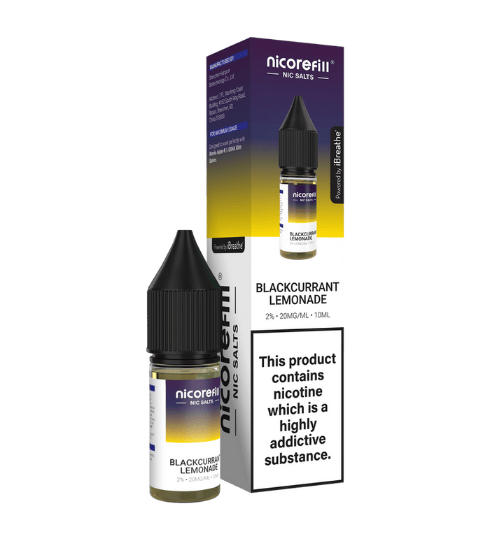 Nicorefill Nic Salt 10ml E - Liquid Box of 10 Simbavapes