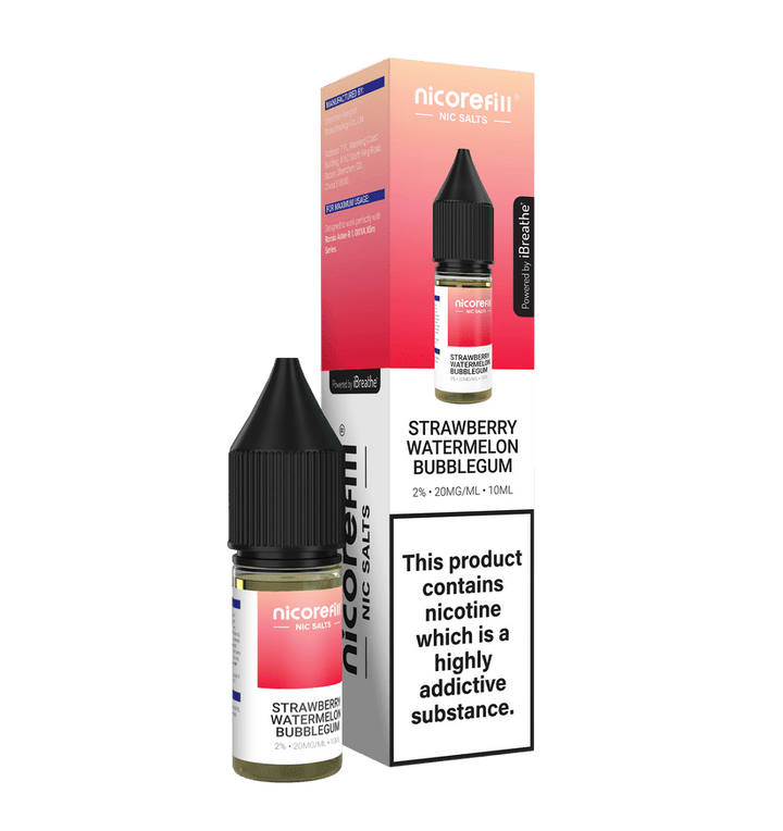 Nicorefill Nic Salt 10ml E - Liquid Box of 10 Simbavapes