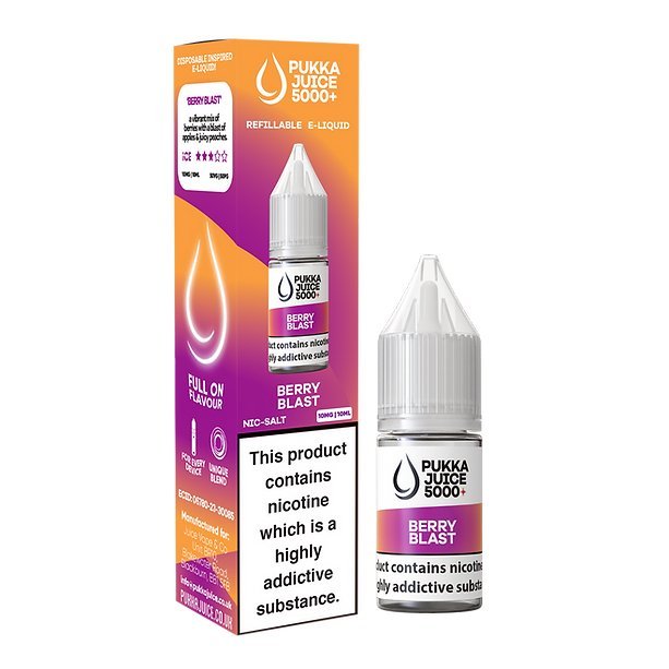 Pukka Juice 5000+ Nic Salts 10ml - Box of 10 #Simbavapes#