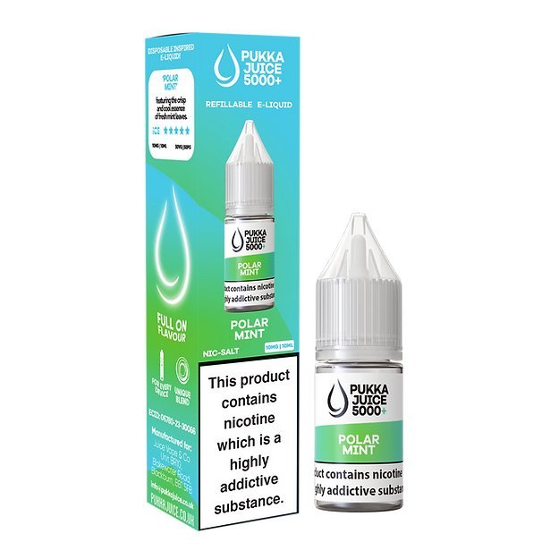 Pukka Juice 5000+ Nic Salts 10ml - Box of 10 #Simbavapes#